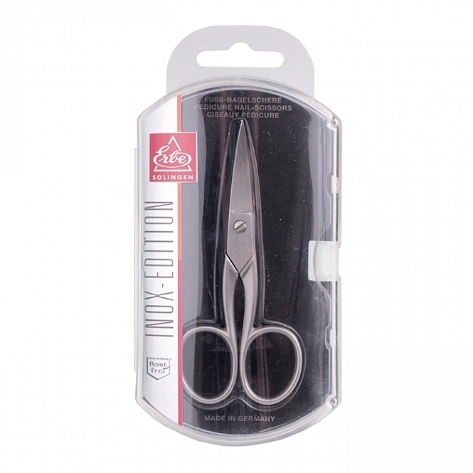 Pedicure Scissors 81393, 10.5 cm - Erbe Solingen Inox-Edition Pedicure Nail Scissors — photo N2