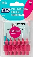 Fragrances, Perfumes, Cosmetics Interdental Brush Set 'Original', 0.4 mm, pink - TePe Interdental Brush Original Size 0