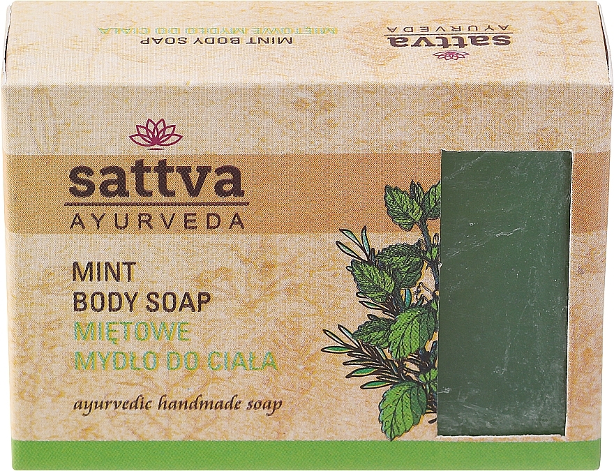 Soap - Sattva Hand Made Soap Mint — photo N1