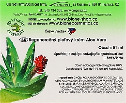 Repair Facial Cream - Bione Cosmetics Aloe Vera Regenerative Facial Cream — photo N3