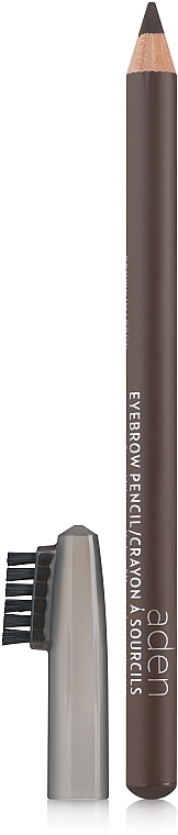 Brow Pencil with Brush - Aden Cosmetics Eyebrow Pencil — photo N1