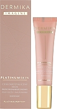 Liquid Crystal Anti-Wrinkle Day & Night Eye Cream - Dermika Imagine Platinum Skin — photo N2