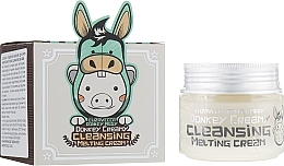 Cleansing Makeup Remover Oil Cream - Elizavecca Donkey Creamy Cleansing Melting Cream — photo N1