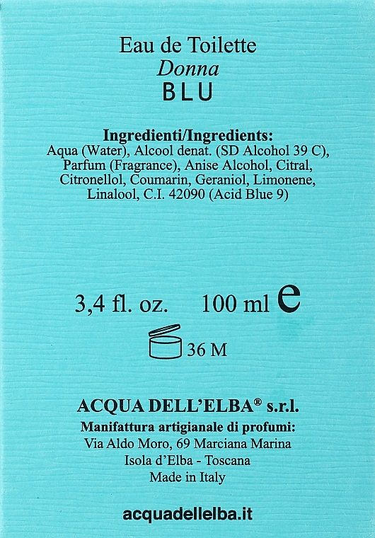 Acqua Dell Elba Blu Donna - Eau de Toilette — photo N6