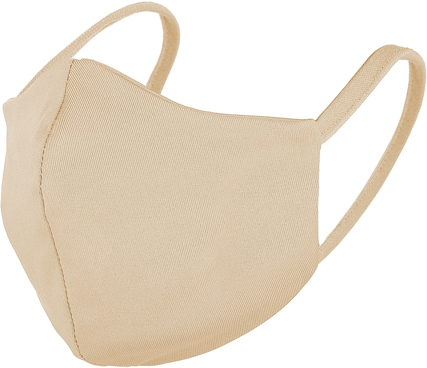 Fabric Face Mask 'My Guard', beige, M-size - MAKEUP — photo N1