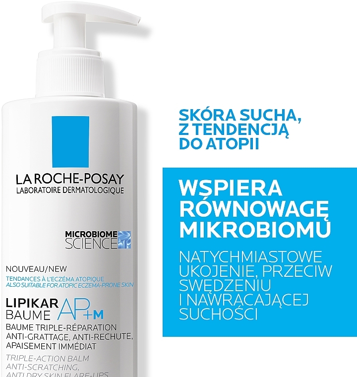 Lipidrestoring Face & Body Balm for Very Dry & Atopic-Prone Skin - La Roche-Posay Lipikar Baume AP+M — photo N4