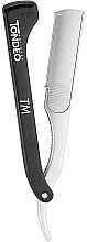 Foldable Hairdressing Razor with 10 Refill Blades - Tondeo M-Line Razor + 10 TCR Blades — photo N1