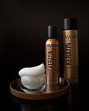 Extra Strong Hold Styling Hair Mousse "Style Perfection" - Syoss Keratin — photo N3