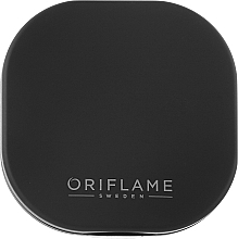 Folding Mirror, 6.9x6.9 cm, black - Oriflame — photo N1