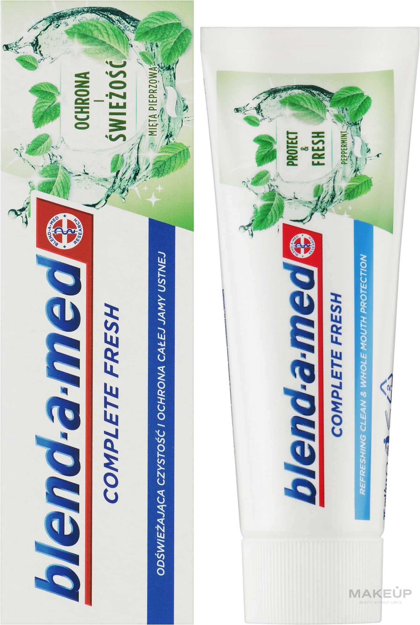 Protection & Freshness Toothpaste - Blend-A-Med Complete Fresh Protect & Fresh Toothpaste — photo 75 ml