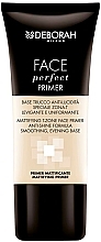 Fragrances, Perfumes, Cosmetics Mattifying Makeup Base - Deborah Face Perfect Primer