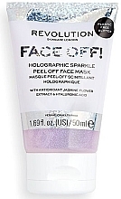 Fragrances, Perfumes, Cosmetics Peel Off Face Mask - Revolution Skincare Face Off! Holographic Sparkle Peel Off Face Mask