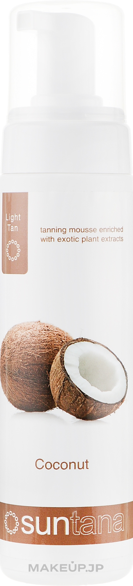 Self-Tanning Mousse with Coffee Extract & Coconut Milk - Suntana Coconut — photo 200 ml