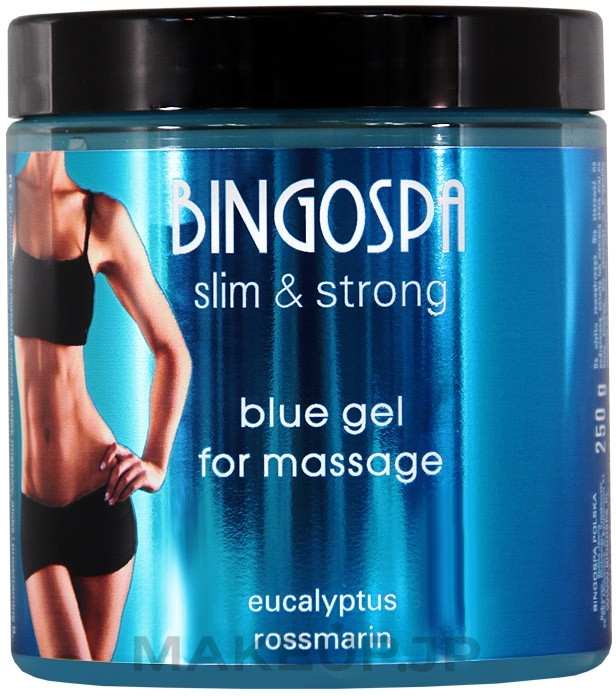 Massage Gel with Eucalyptus and Rosemary "Blue" - BingoSpa — photo 250 g