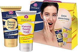 Fragrances, Perfumes, Cosmetics Set - Dermacol Beauty Mask Set (mask/150ml + mask/150ml)