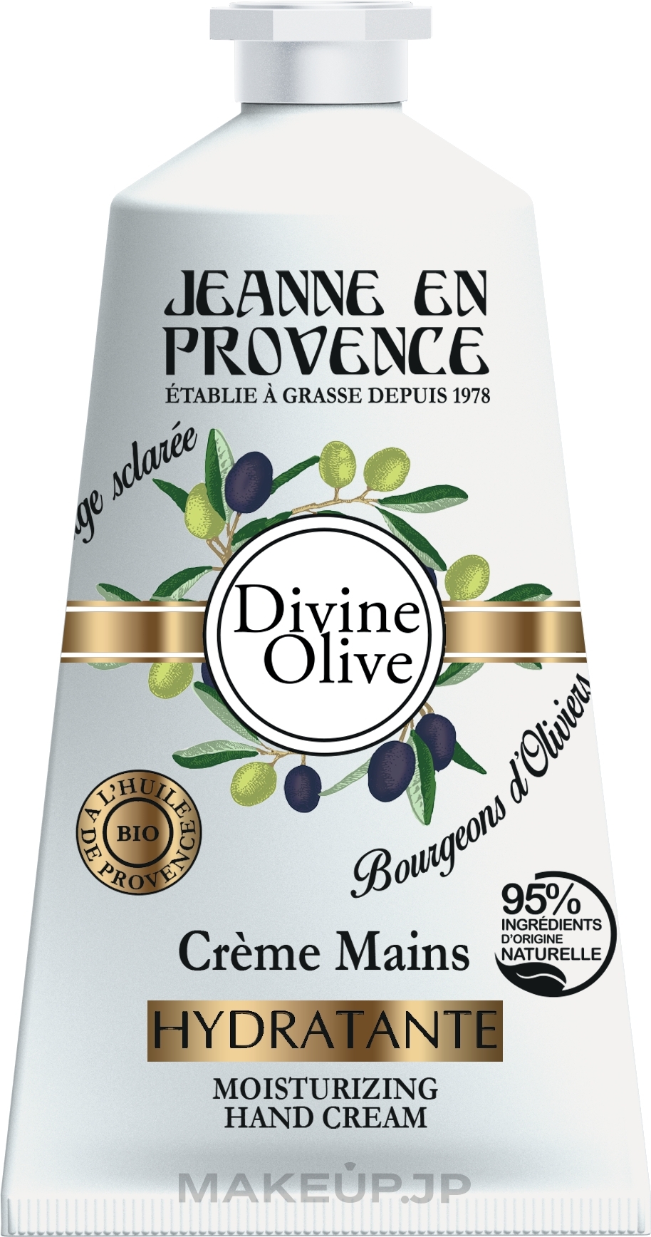 Nourishing Hand Cream - Jeanne en Provence Divine Olive Douche Huile — photo 75 ml