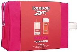 Reebok Move Your Spirit - Set (edt/100ml+sh/gel/250ml+ bag/1pcs) — photo N1