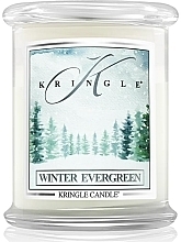 Fragrances, Perfumes, Cosmetics Scented Candle in Glass with 2 Wicks - Winter Evergreen