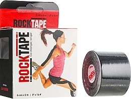 Kinesio Tape "Black" - RockTape Kinesio Tape Standart — photo N3