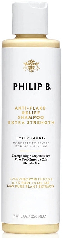 Soothing Anti-Dandruff Shampoo - Philip B Anti-Flake Relief Shampoo Extra Strength — photo N1