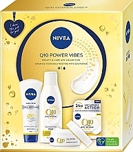 Fragrances, Perfumes, Cosmetics Set - NIVEA Q10 Power Vibes (f/milk/200ml + f/cr/50ml + h/cr/100ml)