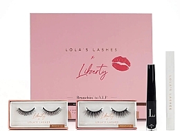 Fragrances, Perfumes, Cosmetics Lola's Lashes x Liberty Brunchin' to V.I.P Hybrid Magnetic Lash Kit (eyeliner/3ml + remover/2.5ml + eyelashes/2x2pcs) - Set