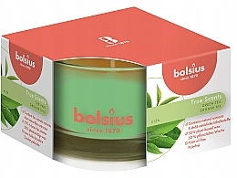 Fragrances, Perfumes, Cosmetics Green Tea Scented Candle in Jar, 50/80 mm - Bolsius Candle