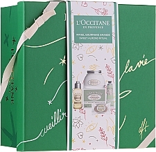 Fragrances, Perfumes, Cosmetics Set - L'Occitane Almond Body Box (sh/oil/75ml + b/milk/200ml + soap/50g + h/cr/30ml + box)