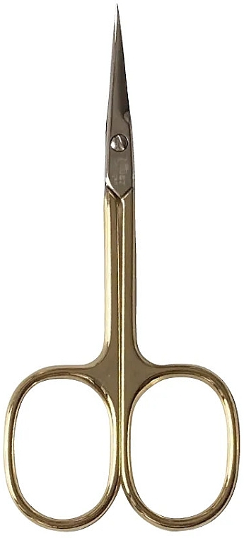 Cuticle Scissors, gold/silver, length 9 cm - Miller Solingen — photo N2