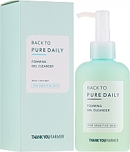Fragrances, Perfumes, Cosmetics Cleansing Gel-Foam for Sensitive Skin - Thank You Farmer Back To Pure Foaming Gel Cleanser