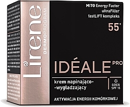 Fragrances, Perfumes, Cosmetics Smoothing Day Face Cream - Lirene Ideale Pro 55+ Day Cream