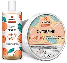 Fragrances, Perfumes, Cosmetics Face Peeling Mask - SesDerma Laboratories Beauty Treats C-Vit Orange Peel-Off Mask