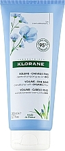 Fragrances, Perfumes, Cosmetics Volume Organic Flax Conditioner - Klorane Volume -Fine Hair with Organic Flax