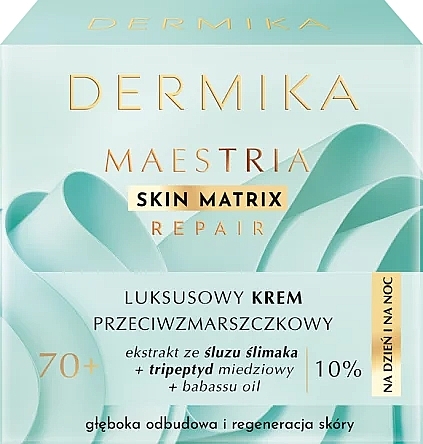 Luxurious Anti-Wrinkle Day & Night Cream 70+ - Dermika Maestria Skin Matrix — photo N2