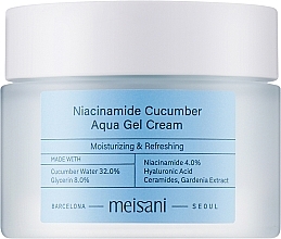 Fragrances, Perfumes, Cosmetics Moisturising Face Cream Gel - Meisani Niacinamide Cucumber Aqua Gel Cream