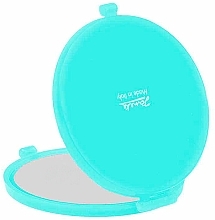 Fragrances, Perfumes, Cosmetics Pocket Mirror, 82448, turquoise - Compact Bag Mirror 73 mm