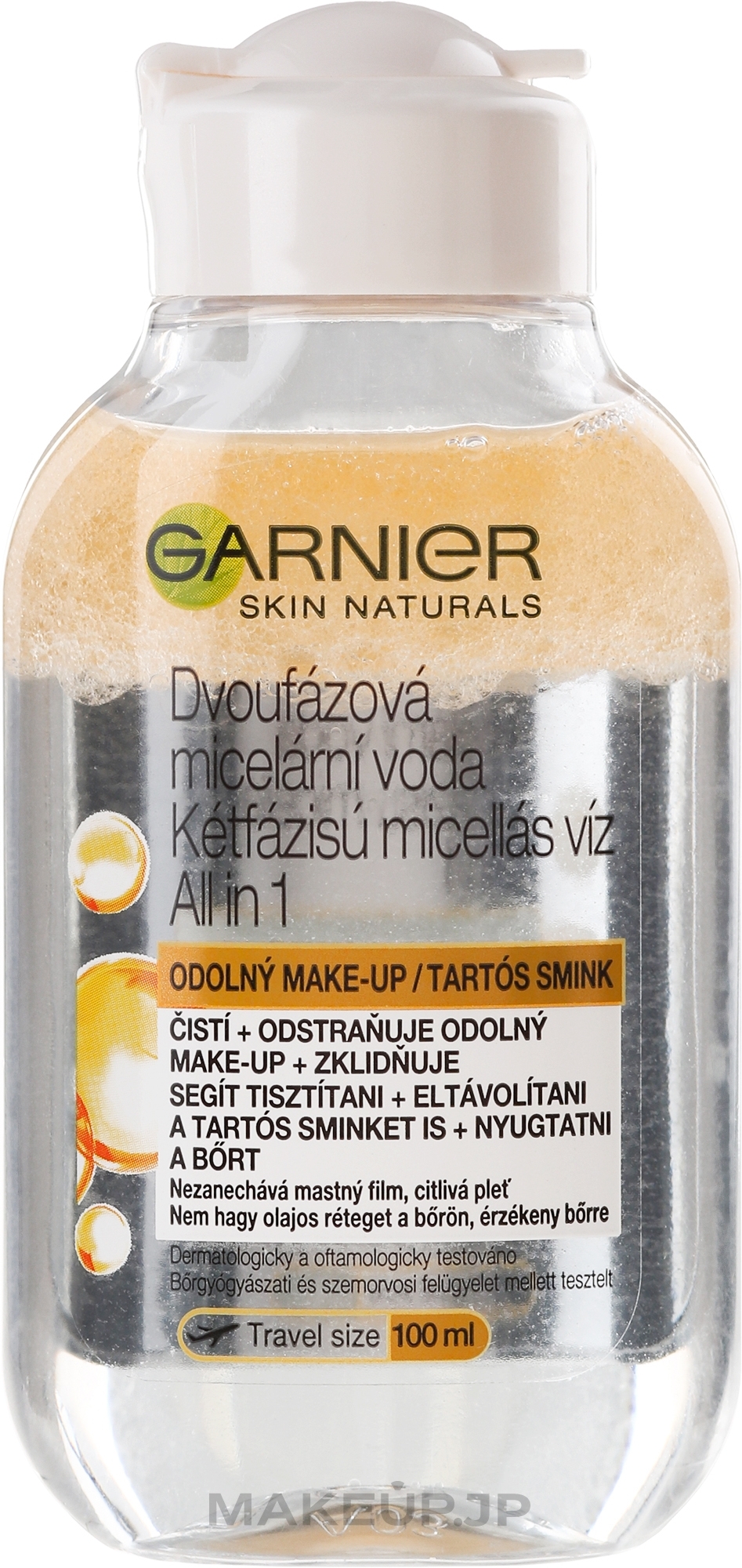 Micellar Water - Garnier Skin Naturals All in 1 Micellar Cleansing Water in Oil Travel Size — photo 100 ml