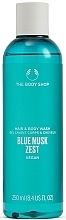 Fragrances, Perfumes, Cosmetics The Body Shop Blue Musk Zest Vegan - Body & Hair Gel