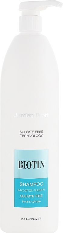 Sulfate-Free Shampoo with Biotin & Collagen - Jerden Proff Biotin — photo N7