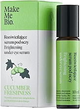 Brightening Eye Serum "Cucumber Freshness" - Make Me Bio Cucumber Freshness Brightening Under Eye Serum — photo N1