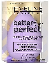 Fragrances, Perfumes, Cosmetics Makeup Sponge, purple - Eveline Cosmetics Better Than Perfect Make Up Blender