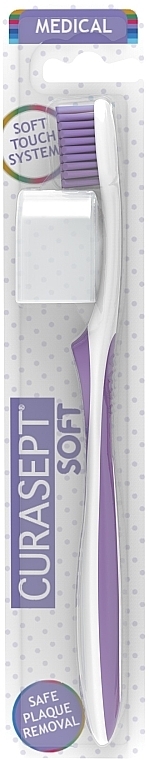 Toothbrush 'Soft Medical', purple - Curaprox Curasept Toothbrush Lavender — photo N2