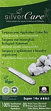 Fragrances, Perfumes, Cosmetics Organic Cotton Tampons "Super", 14 pcs - Masmi Silver Care