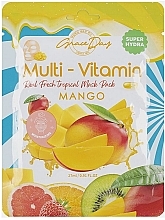 Fragrances, Perfumes, Cosmetics Mango Sheet Mask - Grace Day Multi-Vitamin Mango Mask Pack