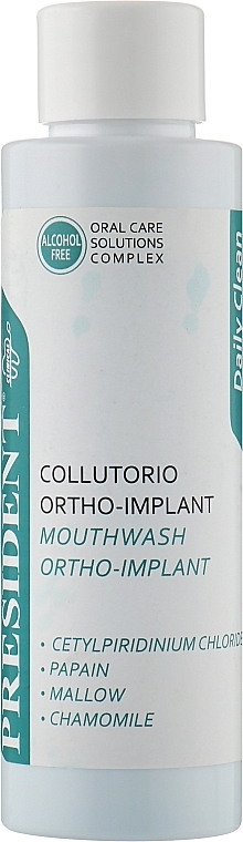 Braces & Dentures Mouthwash - PresiDENT Ortho-Implant — photo N2