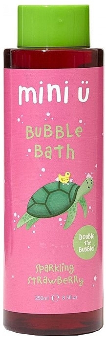 Shimmering Strawberry Bath Foam - Mini U Sparkling Strawberry Bubble Bath — photo N1