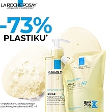 Moisturising Lipid-Repairing Anti-Irritation Oil - La Roche-Posay Lipikar Cleansing Oil AP+ (replaceable block) — photo N3