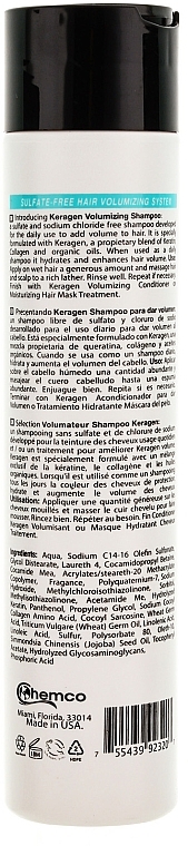 Volume Keratin Shampoo - Organic Keragen Volumizing Sulfat-free Bio-system Shampoo — photo N4