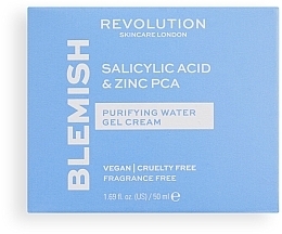 Fragrances, Perfumes, Cosmetics Cleansing Cream Gel with Salicylic Acid & Zinc - Revolution Skincare Purifying Gel Cream