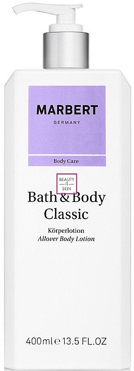 Body Lotion - Marbert Classic Bath En Body Lotion — photo N1